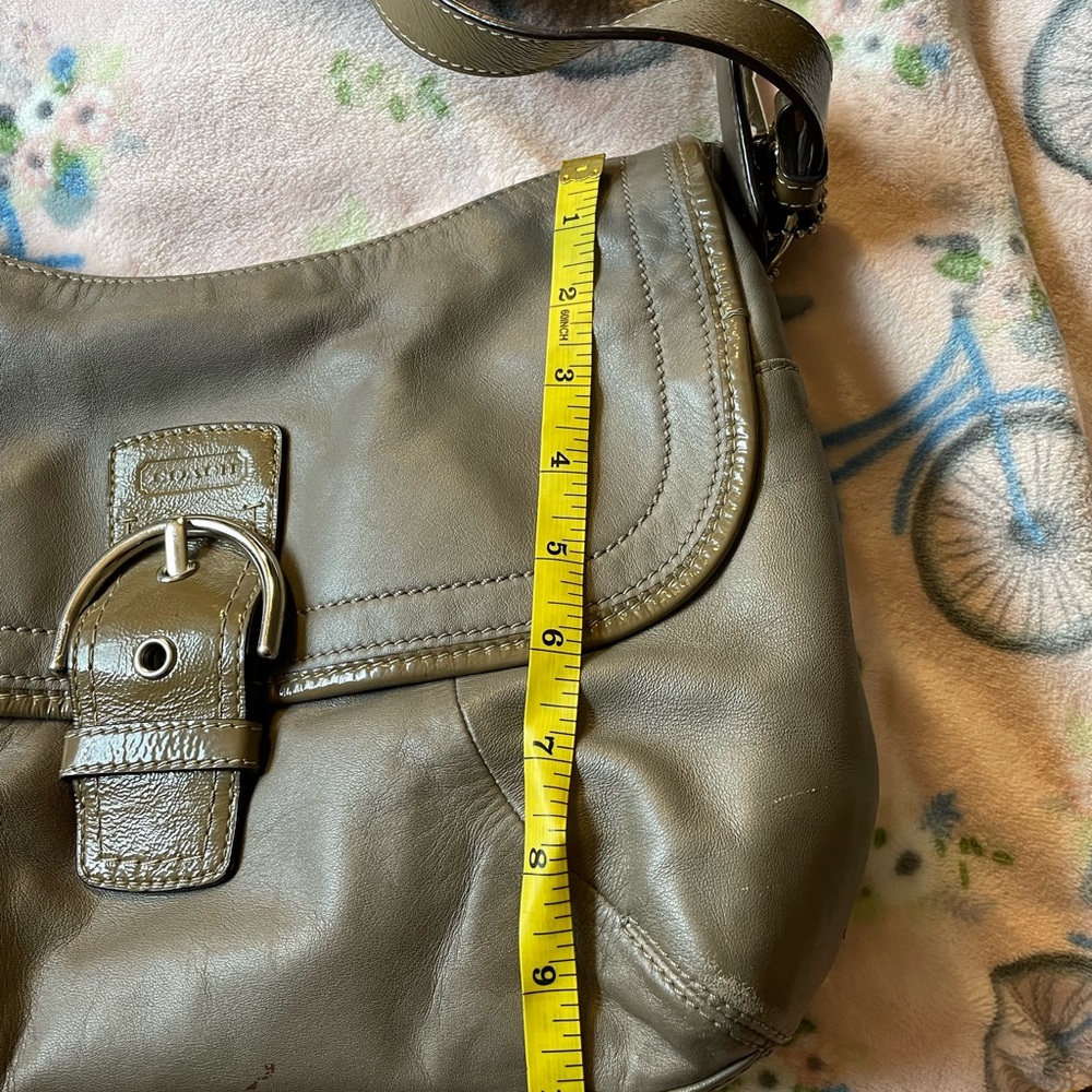Vintage Coach Leather Handbag with Dust Bag - Picture 8 of 11